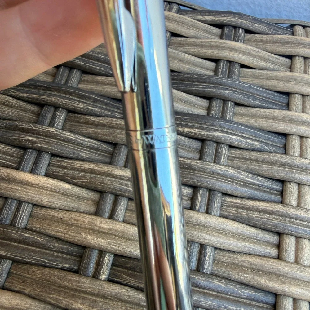 Marquis Waterford Arcadia II Dollar Sign Emblem Chrome Ballpoint Pen w Box